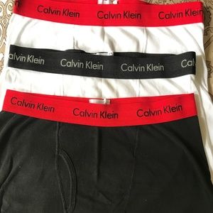 (3) Calvin Klein Boxer Briefs - Men's Med. NWOT